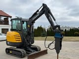 2013 Volvo EC27C crawler excavator, side view