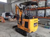 2019 JCB 15C mini excavator, rear three-quarter view