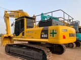 2020 Komatsu PC450-8 crawler excavator, rear three-quarter view