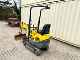 2019 Wacker Neuson 803 mini excavator, rear three-quarter view