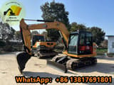 2022 Caterpillar 307E2 mini excavator, side profile view