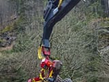 2005 Volvo EC210BNLC crawler excavator forestry attachment detail