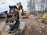 2017 Hyundai HX235 LCR crawler excavator, close-up of quick coupler attachment