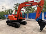 2025 Doosan DX75-9C crawler excavator, side view