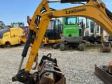 2021 LiuGong 9018F mini excavator boom and hydraulic breaker attachment