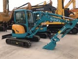 2022 Kubota U25 mini excavator, side view