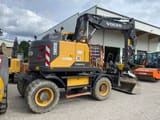2019 Volvo EWR150E wheel excavator, rear three-quarter view