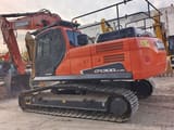 2024 Doosan DX300LC-9C crawler excavator, rear three-quarter view
