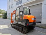 Doosan DH60-7 mini excavator, rear three-quarter view