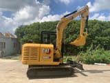 2023 Caterpillar 306E2 mini excavator, side view