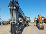 2023 Hitachi KMC600P-7 demolition excavator, front view of high-reach boom