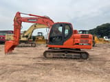 2019 Doosan DX120LC crawler excavator, side view