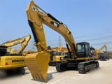 2024 Caterpillar 330D crawler excavator, front three-quarter view