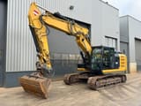 2014 Caterpillar 320EL crawler excavator, side view