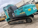 2024 Kobelco SK200D crawler excavator, rear three-quarter view