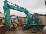 2015 Kobelco SK125SR crawler excavator, side profile view
