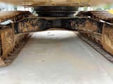 2021 Caterpillar 350 crawler excavator undercarriage view