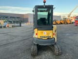 2013 Komatsu PC26 mini excavator, rear view