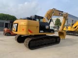 2021 Caterpillar 315D2L crawler excavator, rear three-quarter view