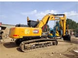 2020 Sany SY215C crawler excavator, rear three-quarter view