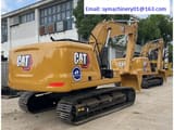 2024 Caterpillar 320GC crawler excavator, rear three-quarter view