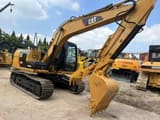 2020 Caterpillar 312D crawler excavator, side view