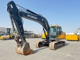 2019 Hyundai R210 crawler excavator, side view