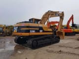 2012 Caterpillar 320BL crawler excavator rear three-quarter view
