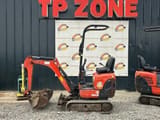 2018 Kubota K008-3 mini excavator, side view