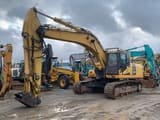 2015 Komatsu PC360LC-10 crawler excavator, front three-quarter view