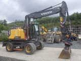 2022 Volvo EWR170E wheel excavator, side view