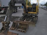 2007 Volvo EC25 mini excavator, front three-quarter view