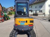 XCMG XE27E mini excavator rear view