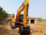 2026 JCB NXT 215LC crawler excavator, front three-quarter view