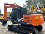 Hitachi Zaxis 120 crawler excavator, rear three-quarter view