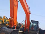 2020 Hitachi ZX160LC-7 crawler excavator, front three-quarter view