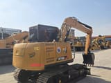 2024 Sany SY75C PRO mini excavator, rear three-quarter view