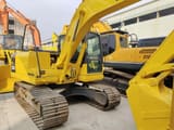 2017 Komatsu PC130-7 crawler excavator, rear three-quarter view