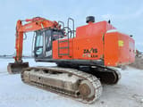 2011 Hitachi Zaxis 470LCH crawler excavator, rear three-quarter view