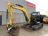 2017 Yanmar VIO80-1A mini excavator side view