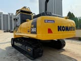 2025 Komatsu PC360 crawler excavator rear three-quarter view