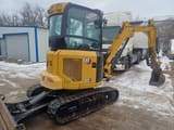 2024 Caterpillar 303-07CR crawler excavator, front three-quarter view