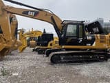 2020 Caterpillar 326D crawler excavator, side profile view