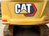 2023 Caterpillar 320GC crawler excavator, rear view