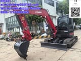 2023 Yanmar VIO85 mini excavator, front three-quarter view