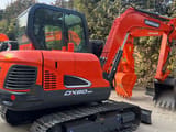 2022 Doosan DX60-9C mini excavator, side view