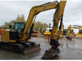 2022 Caterpillar 308-07CR crawler excavator, rear three-quarter view