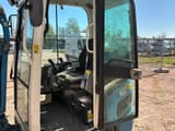 2019 Kubota KX019-4 mini excavator cab interior view