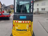 2019 Komatsu PC16 mini excavator rear view