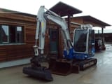 2016 Takeuchi TB260 mini excavator, front three-quarter view